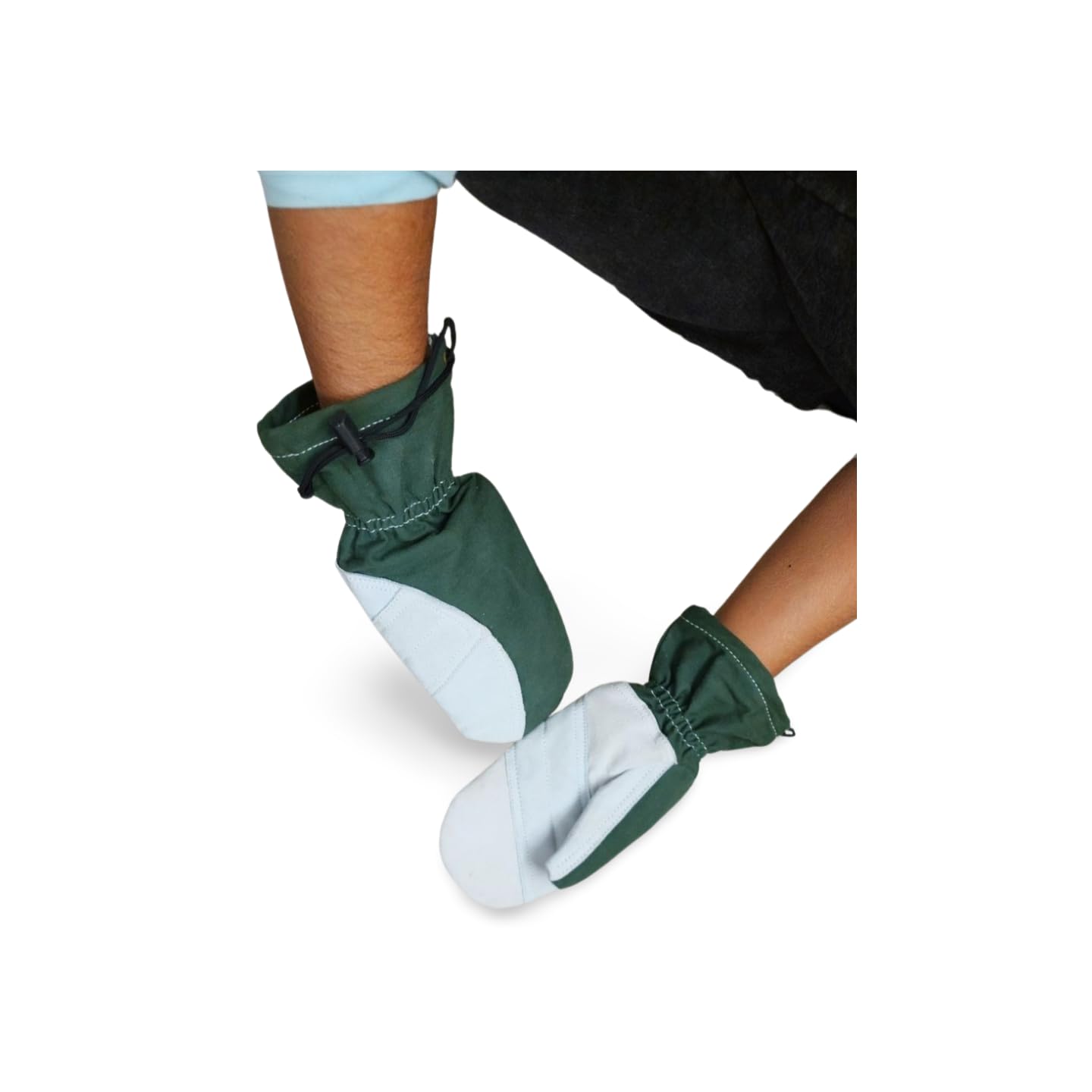 HANMECH Slithering Mittens Repelling Gloves Adventure Gloves - Designed for Rappelling, Ziplining, and Outdoor Climbing and Other Activities