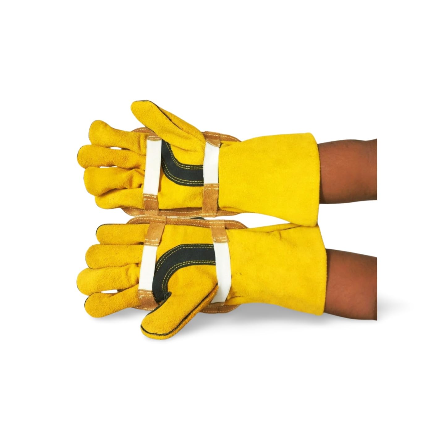 Aluminized Pad + Welding Glove For Heavy duty Welding Heat Resistance Fire Resistance spatters proof 1 Pair Aluminized Pad + 1 Pair welding Gloves