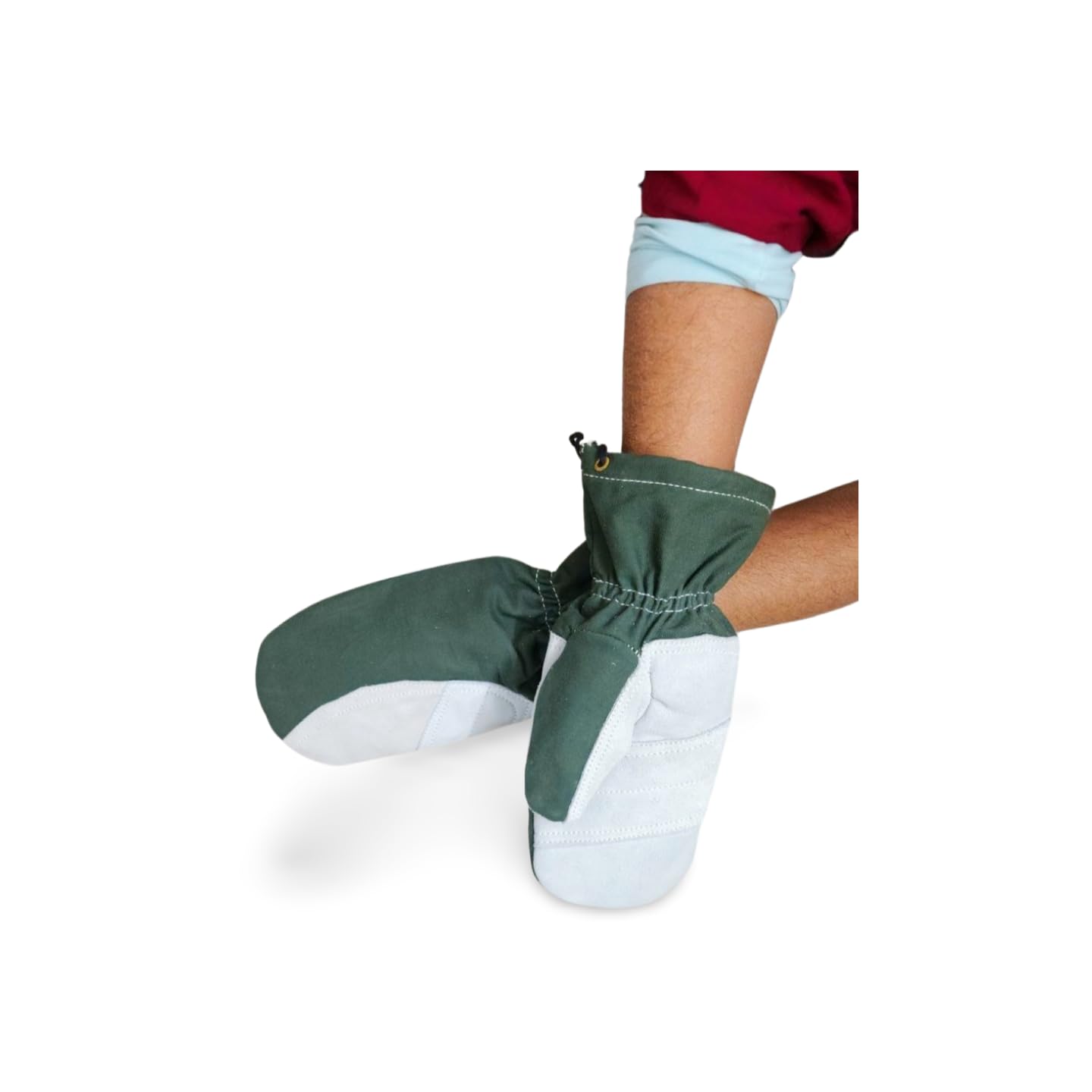 HANMECH Slithering Mittens Repelling Gloves Adventure Gloves - Designed for Rappelling, Ziplining, and Outdoor Climbing and Other Activities