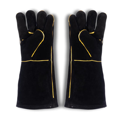 Heat-Resistant Heavy-Duty Industrial Leather Safety Gloves – MIG & Arc Protection