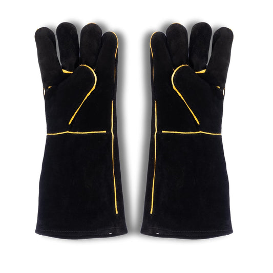 Heat-Resistant Heavy-Duty Industrial Leather Safety Gloves – MIG & Arc Protection