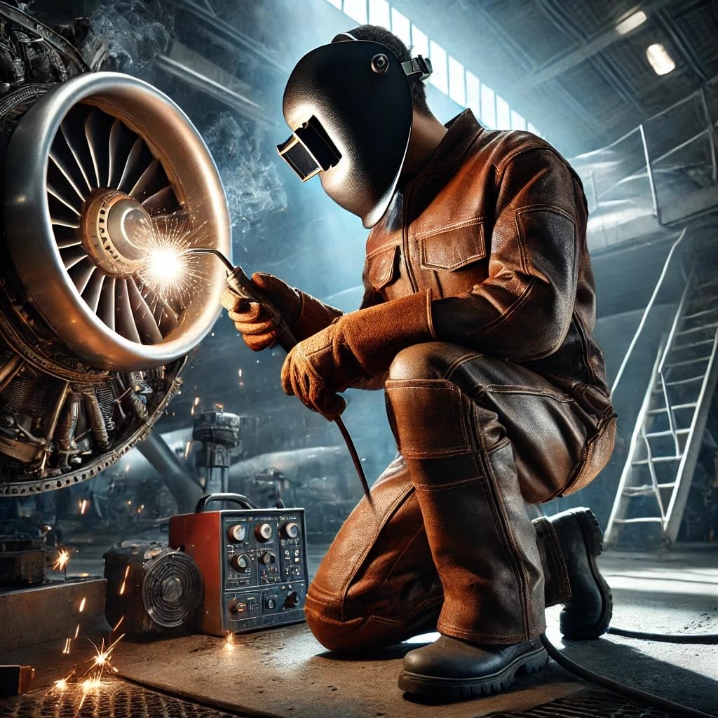Officer ProShield Welding Protective Suit, Heavy Duty Jacket and Pant Set for Aviation, Railway, Metro & Extreme Heat Worksite