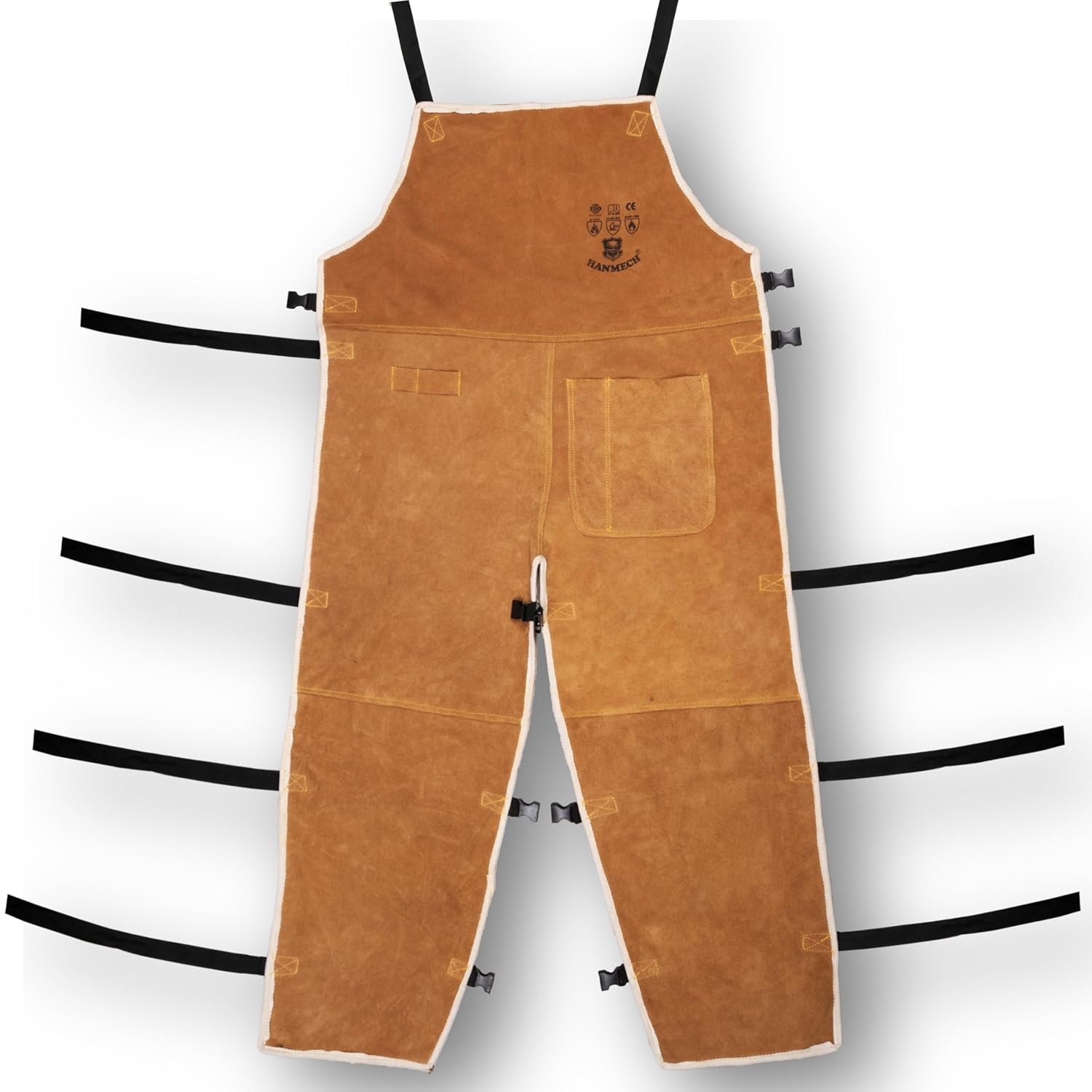 ProGuard Suede Leather Welding Bib & Apron Suit